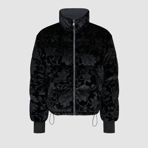 Sundae School Charcoal Burnout Pottery Puffer - Unisex